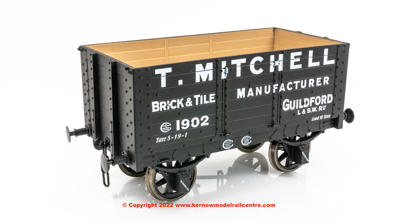 K7072 Dapol 7 Plank Open Wagon number 1902 - T Mitchell Brick and Tile Manufacturer Guilford